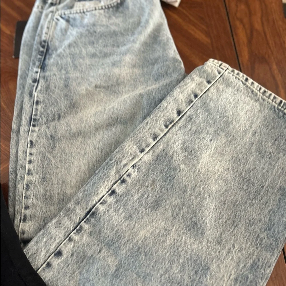 2 Pr Boohooman Men’s Black Trowser relaxed Fit & Blue Relaxed Fit JEANS  NEW - Picture 4 of 7